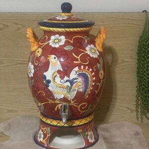 GALLO DI FIRENZE TABLE TOPS GALLEY FLORENCE HOT/COLD BEVERAGE DISPENSER & STAND